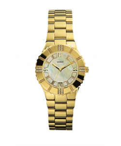 Guess Gold Steel Ladies Watch I11065L1 GLOW